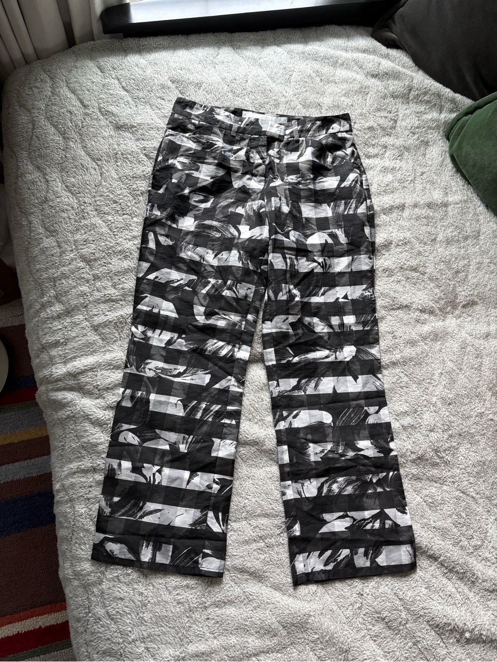 Vintage Rare Versace Jeans Couture Sheer Print Pants